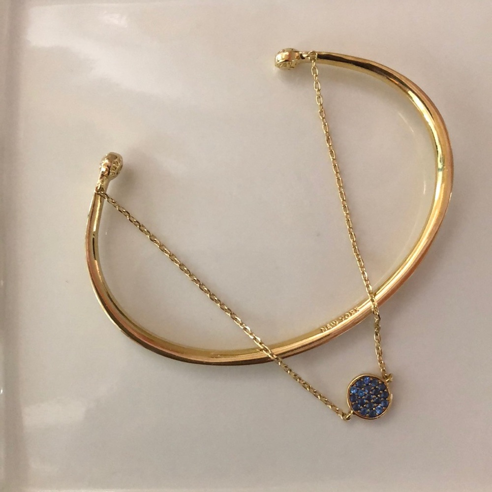 Henri Bendel Luxe Elements Peace Pave Duo Bracelet